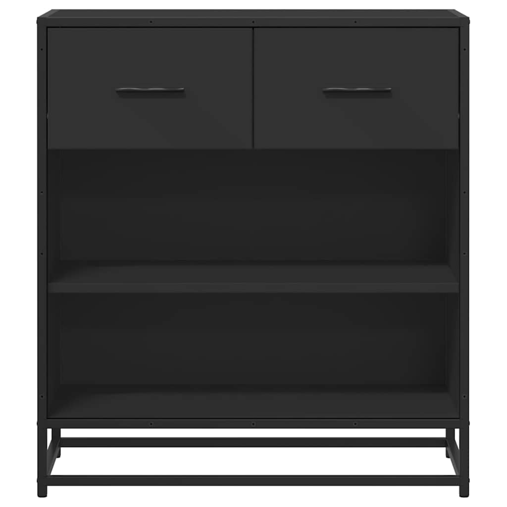 Sideboard Schwarz 68x35x76 cm Holzwerkstoff